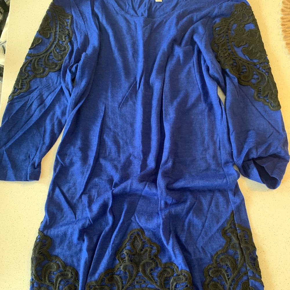 Blue dress